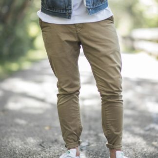 Wkdwmhoq Men's Straight Fit Chino Pants — Cotton Twill