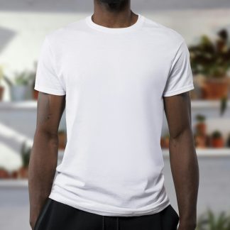 Wkdwmhoq Men's Classic Crew Neck T-Shirt — Soft Cotton Everyday Tee